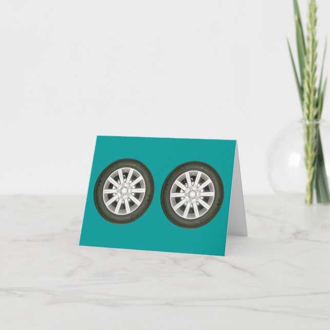 Auto Tire/Wheel Thank You Card (Front)