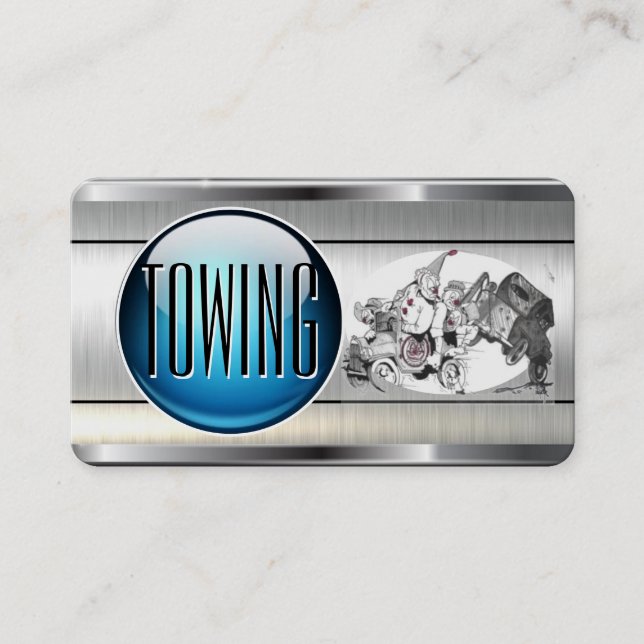 Auto Tow Business Card (Front)