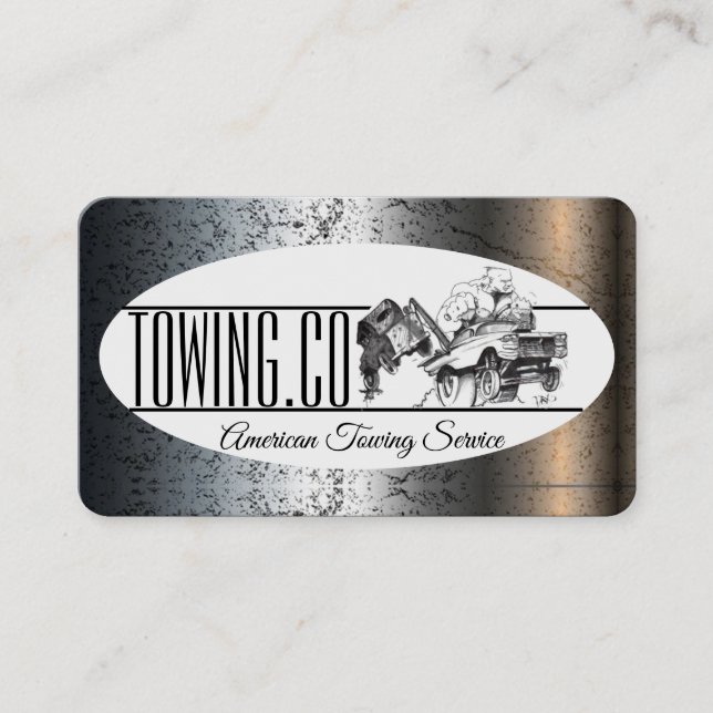 Auto Tow Business Card (Front)