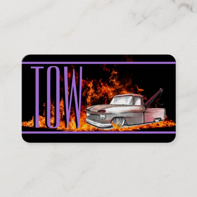 Auto Tow Business Card (Front)
