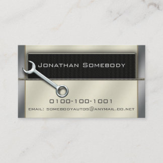 Auto Trade Business Card Template 20