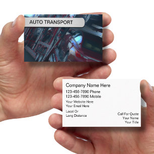 Auto Transport Business Cards