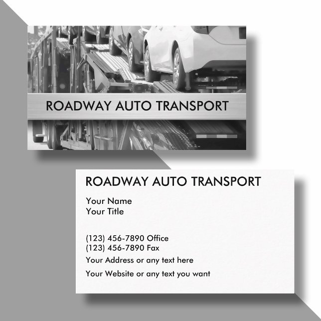 Auto Transport Business Cards (Creator Uploaded)