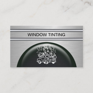 Auto Window Tinting Business Cards