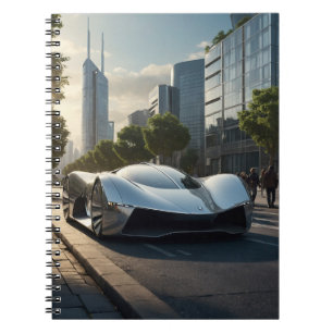 Auto Wow! Futuristic Car 03 Notebook