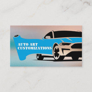 Auto Wrap   Car Customisations Business Card