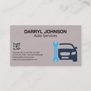 Auto Wrench Mechanic Repair Business Card