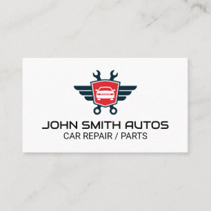 Auto Wrenches Logo Car Repair / Parts Business Card