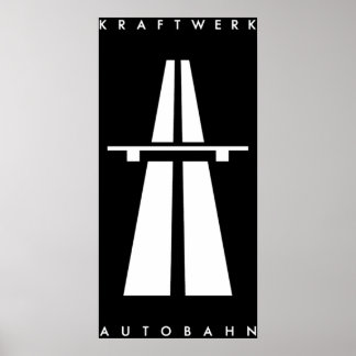 Autobahn Kraftwerk Inspired Poster