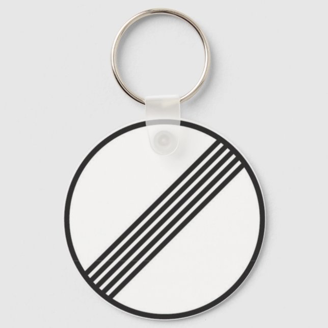 Autobahn No Speed Limits Key Ring (Front)