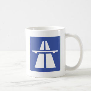 Autobahnschild Coffee Mug