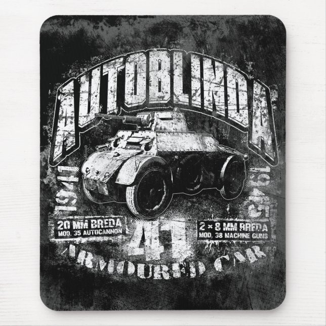 Autoblinda 41 Mousepad (Front)