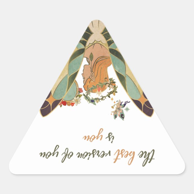 Autocollant – Inspirational Quote Sticker – The Be (Front)