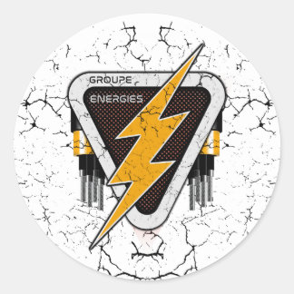 AUTOCOLLANT NRJ 2025 CLASSIC ROUND STICKER