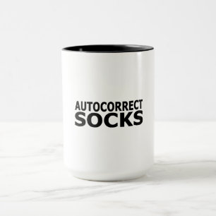 Autocorrect Socks Mug