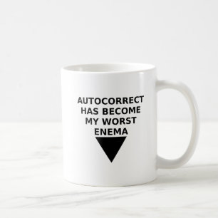 Autocorrected Enemy Funny Mug