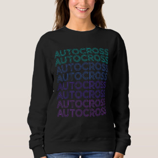 Autocross Car Racing Retro Sweatshirt