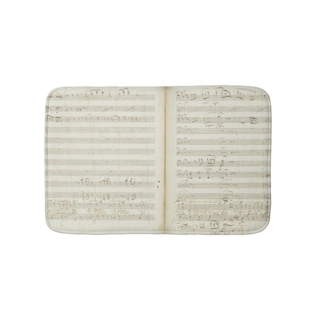 Autograph copy of 'The Magic Flute' Bath Mat (Front)