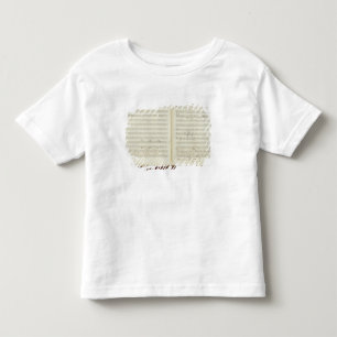 Autograph copy of 'The Magic Flute' Toddler T-Shirt