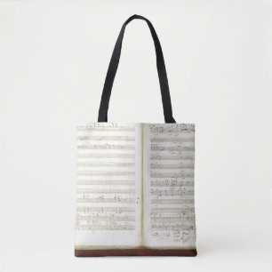 Autograph copy of 'The Magic Flute' Tote Bag