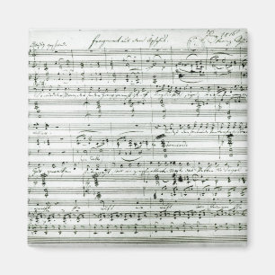 Autograph score of 'Fragment aus dem Magnet