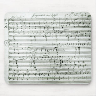 Autograph score of 'Fragment aus dem Mouse Pad