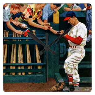 Autograph Session Square Wall Clock