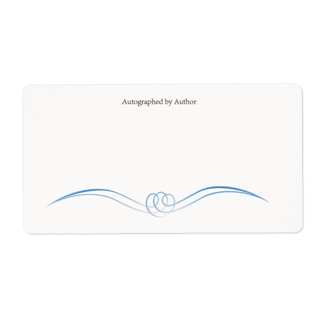 Autographed by Author Bookplate (Front)