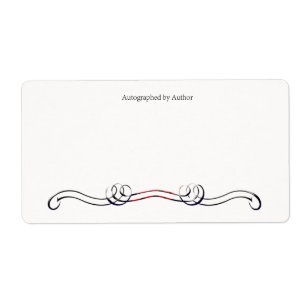 Autographed by Author Bookplate