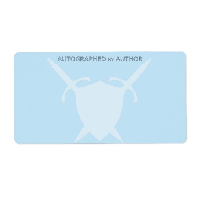 Autographed by Author Sword and Shield (Front)