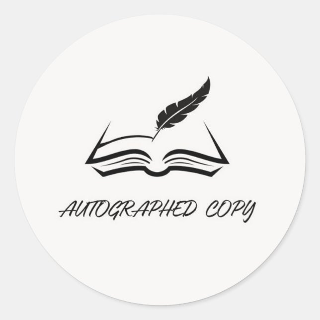 Autographed Copy Sticker (Front)