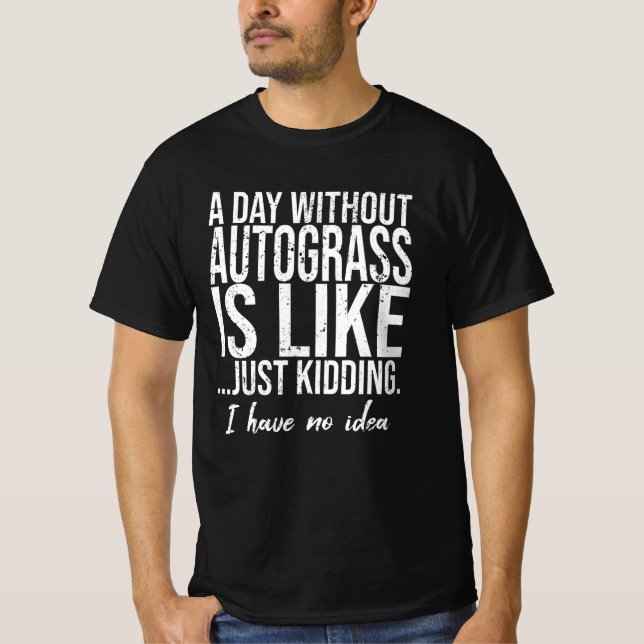 Autograss funny sports gift idea T-Shirt (Front)