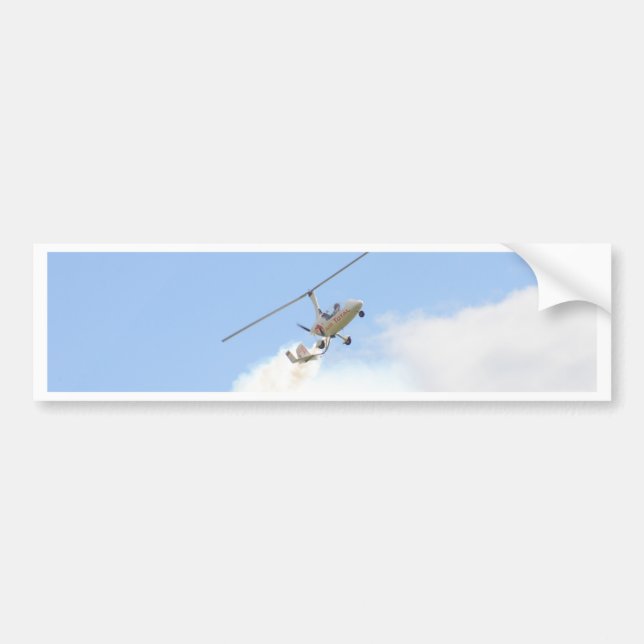 Autogyro In Flight Bumper Sticker (Front)