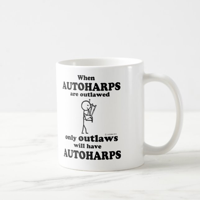 Autoharps Outlawed Coffee Mug (Right)