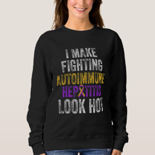 Autoimmune Hepatitis Survivor Warrior 9 Sweatshirt