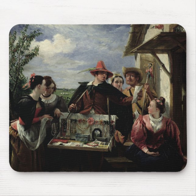 Autolycus, scene from 'A Winter's Tale', 1836 (oil Mouse Pad (Front)