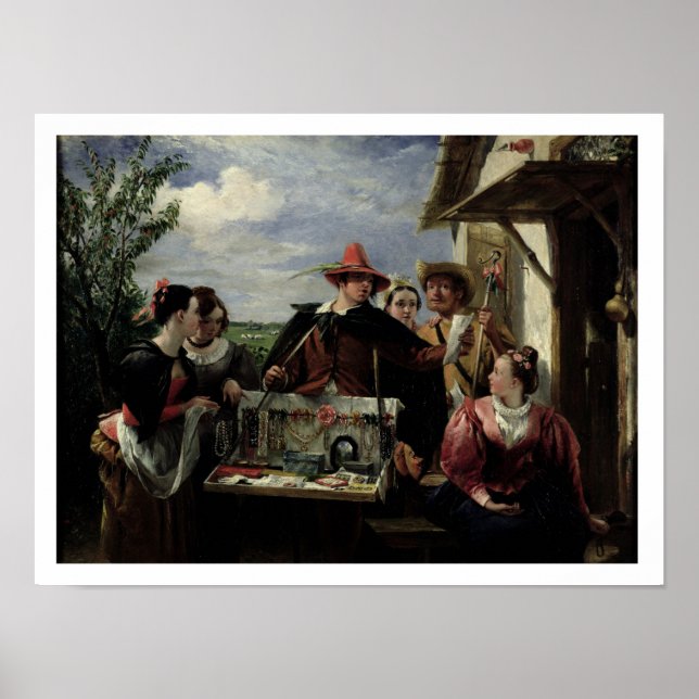 Autolycus, scene from 'A Winter's Tale', 1836 (oil Poster (Front)