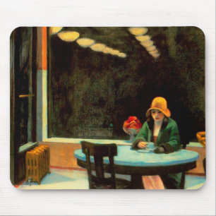 Automat by Edward Hopper Mouse Pad