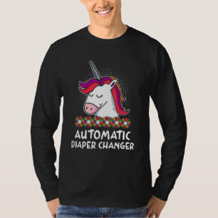 Automatic Diaper Changer Mom Memes Mother Trending T-Shirt