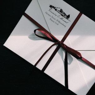 Automatic Stamp Of The Distant Mountains