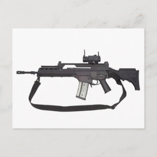 Automatic weapon G36 Postcard