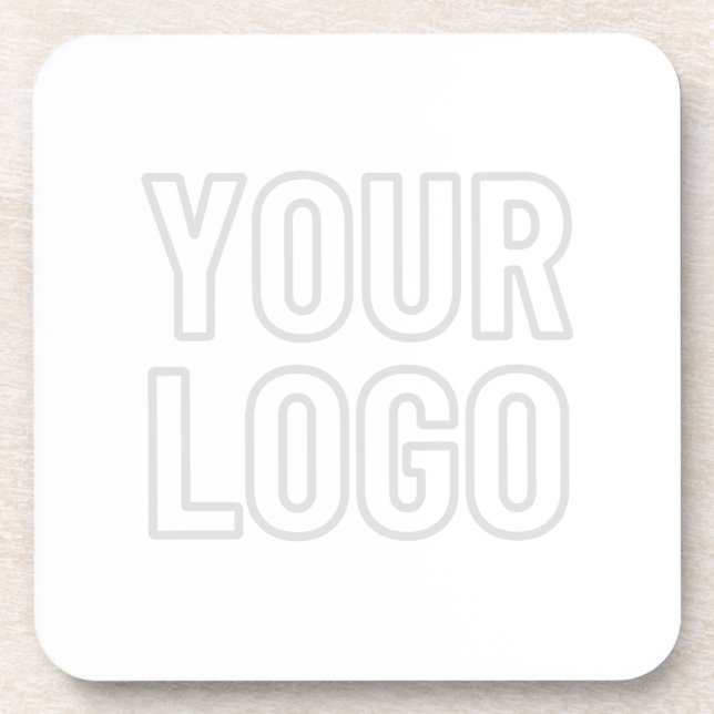 Automatically Lighten Logo For Background Coaster (Front)