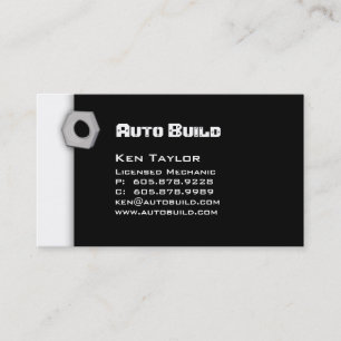 Automobile / Auto Mechanic Business Card 2