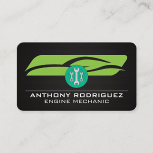 Automobile Services Wrenches Mechanic Business Card