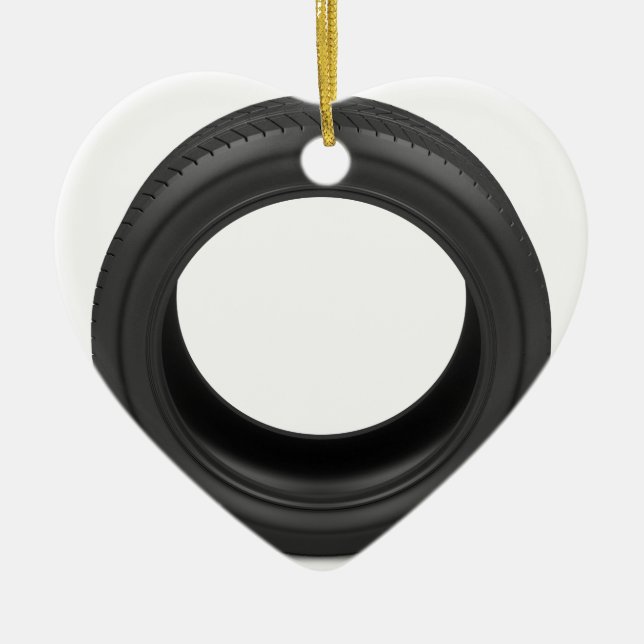 Automobile tire ceramic ornament (Front)