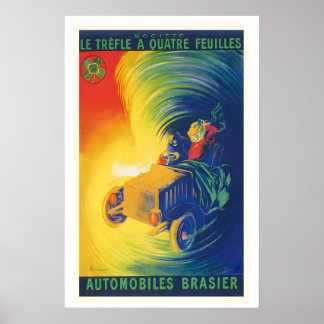 Automobiles Brassier Cappiello Vintage Advertising Poster