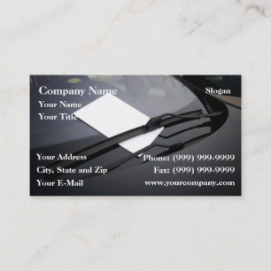 Automotive ad business card