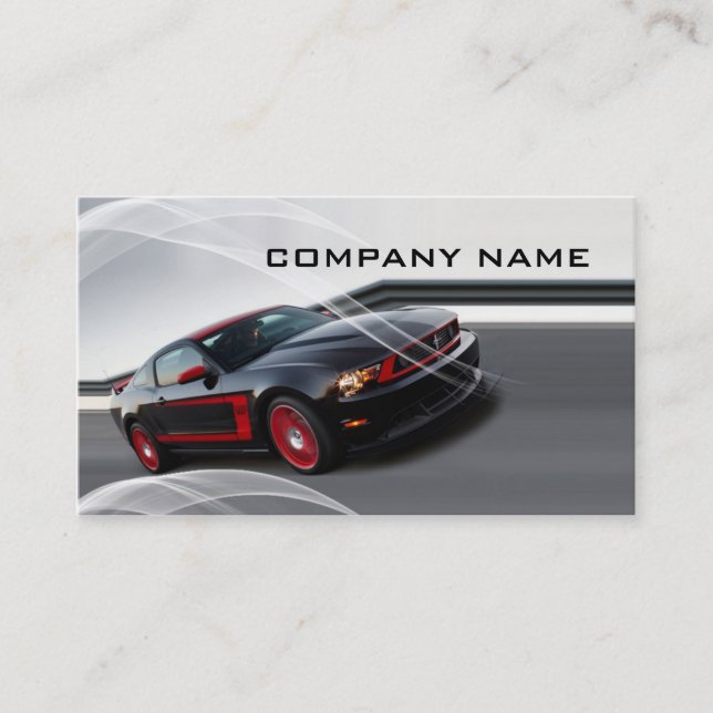 Automotive business business card (Front)