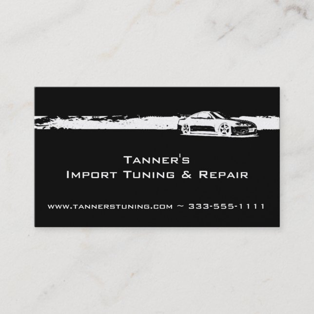 Automotive Business Card (Front)