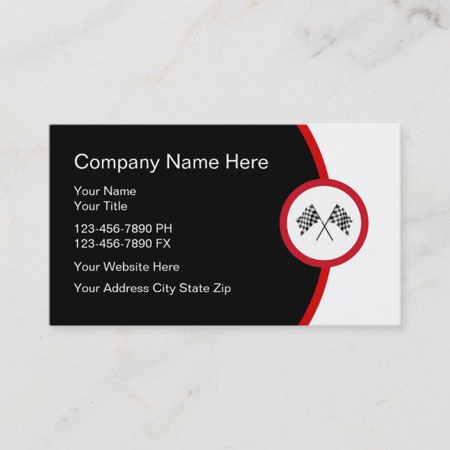 Automotive Business Cards (Front)